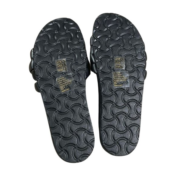 J Crew Puffer Slides Black Size 10 - Picture 3 of 5